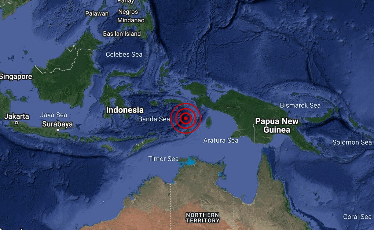 Gempa Bumi Sederhana Berlaku Di Laut Banda. Tiada Ancaman Tsunami ...