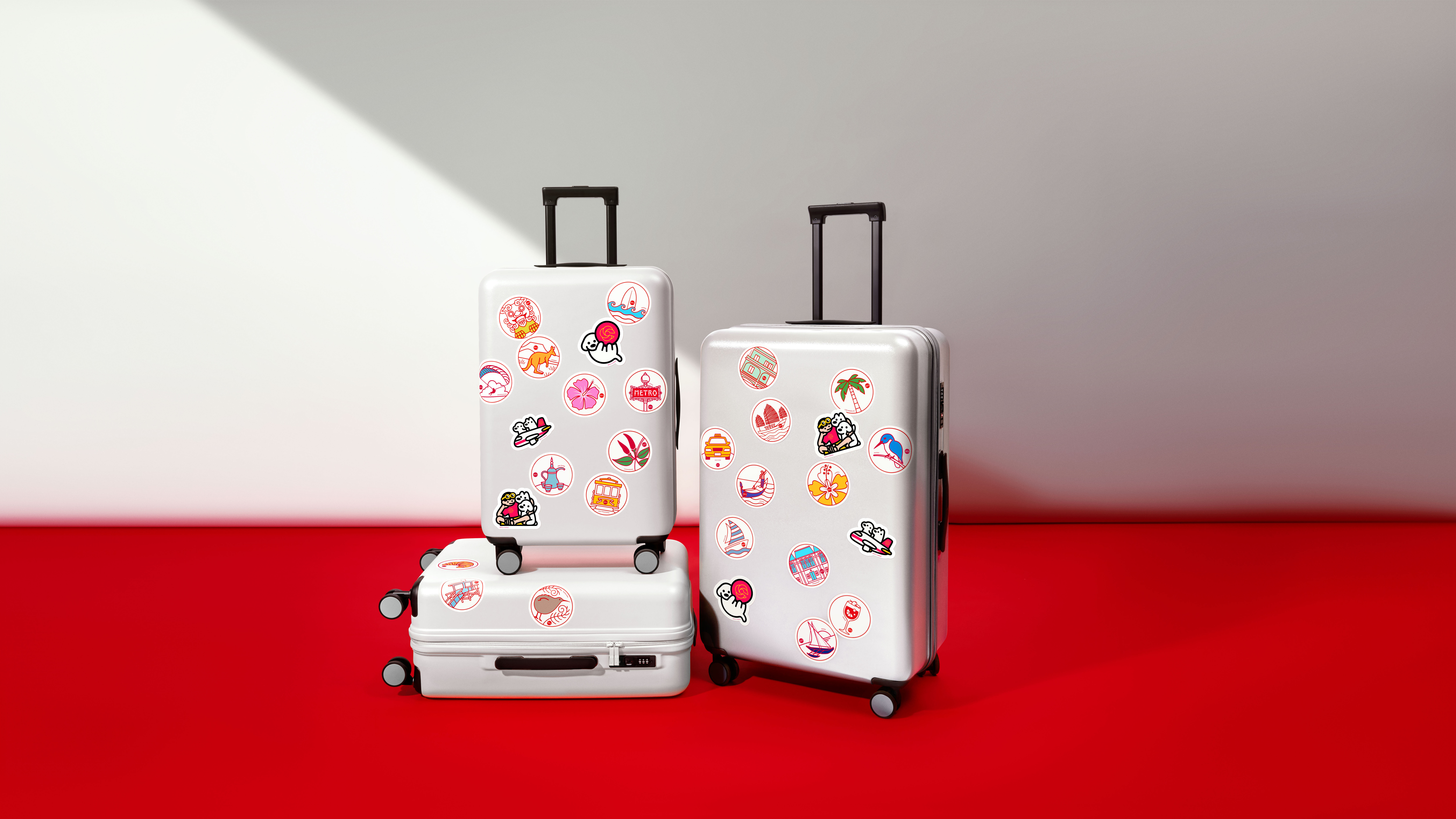 DFS CIRCLE x matsui Travel Luggage Stickers